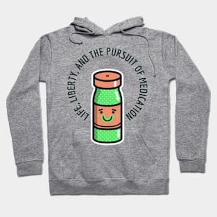 LIFE LIBERTY AND THE PURSUIT OF MEDICATION 7 FIGURE PHARMACIST Hoodie